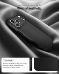 ACS09879 - iPhone 17 Pro Max Thin Fit (MagFit) in black showing a minimal case design with full corner coverage and Air Cushion Technology.