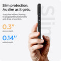 ACS03680 - iPhone 13 Mini Case Mag Armor in black showing the Slim protection. Stay slim without having to jeopardize functionality and drop protection. 0.3