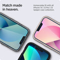 AGL03386 - iPhone 14 Screen Protector EZ FIT GLAS.tR (Sensor Protection) match made in heaven. Immaculate fit with all iPhone 14, 13 pro, 13 Spigen case collecton. 