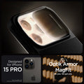 ACS07184 - iPhone 15 Pro Case Optik Armor (MagFit) in black designed for iPhone 15 pro max. optik armor magfit. do you. we got you