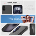 ACS08072 - iPhone 16 Plus Case Ultra Hybrid in Matte Black iPhone 16 plus. not compatible with iPhone 16 pro, 16 pro max. ultra hybrid. the clear choice.