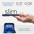 ACS08202 - iPhone 16 Case Ultra Hybrid in Navy Blue  just the right amount of added depth for optimal slimness. 0.31