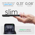 ACS08201 - iPhone 16 Case Ultra Hybrid in Matte Black  just the right amount of added depth for optimal slimness. 0.31
