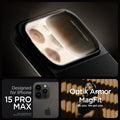 ACS06599 - iPhone 15 Pro Max Case Optik Armor (MagFit) in black designed for iPhone 15 pro max. optik armor magfit. do you. we got you