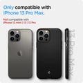 ACS03226 - iPhone 13 Pro Max Case Mag Armor in black showing the compatibility only with iPhone 13 Pro Max. Not compatible with iPhone 13 mini | 13 | 13 Pro