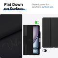 ACS07678 - iPad Air 12.9-inch Case Air Skin Pro in Black showing the flat down  on surface. Detach cover for seamless surface use