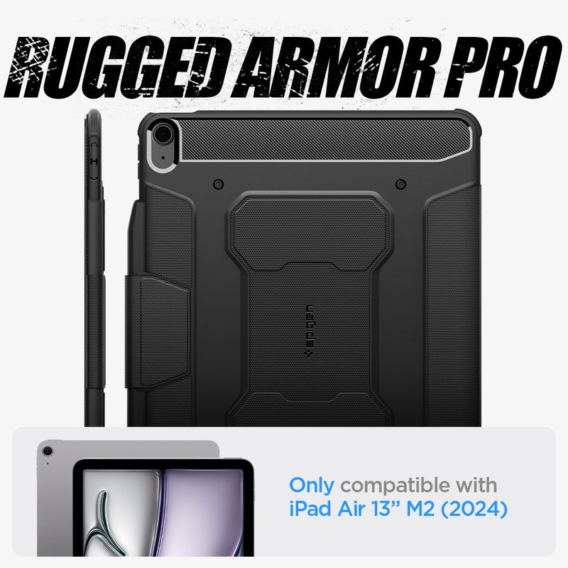 ACS07669 - Rugged Armor Pro. Only compatible with iPad Air 13" M2 (2024)