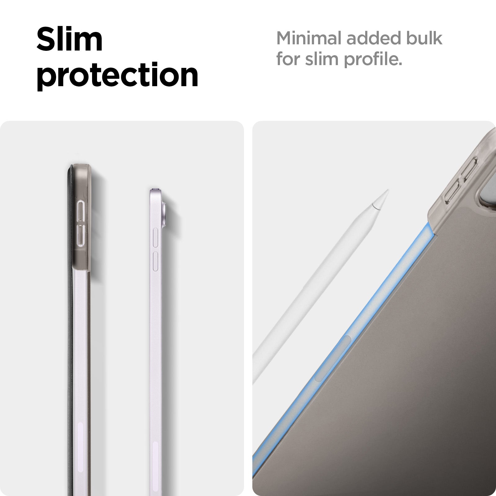 ACS07676 - iPad Air 13-inch- Smart Fold showing slim protection