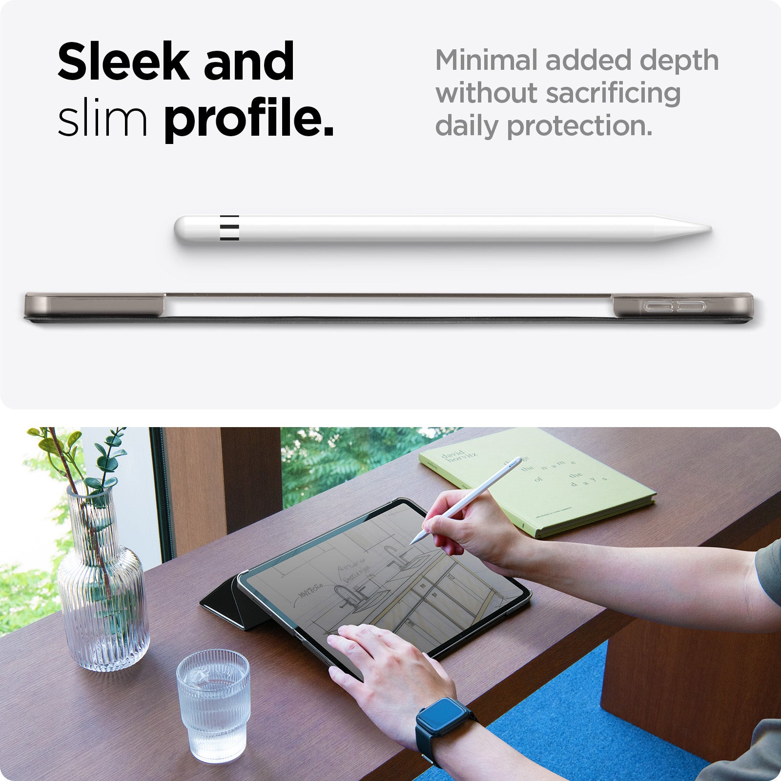 ACS07676 - iPad Air 13-inch- Smart Fold showing sleek and slim profile