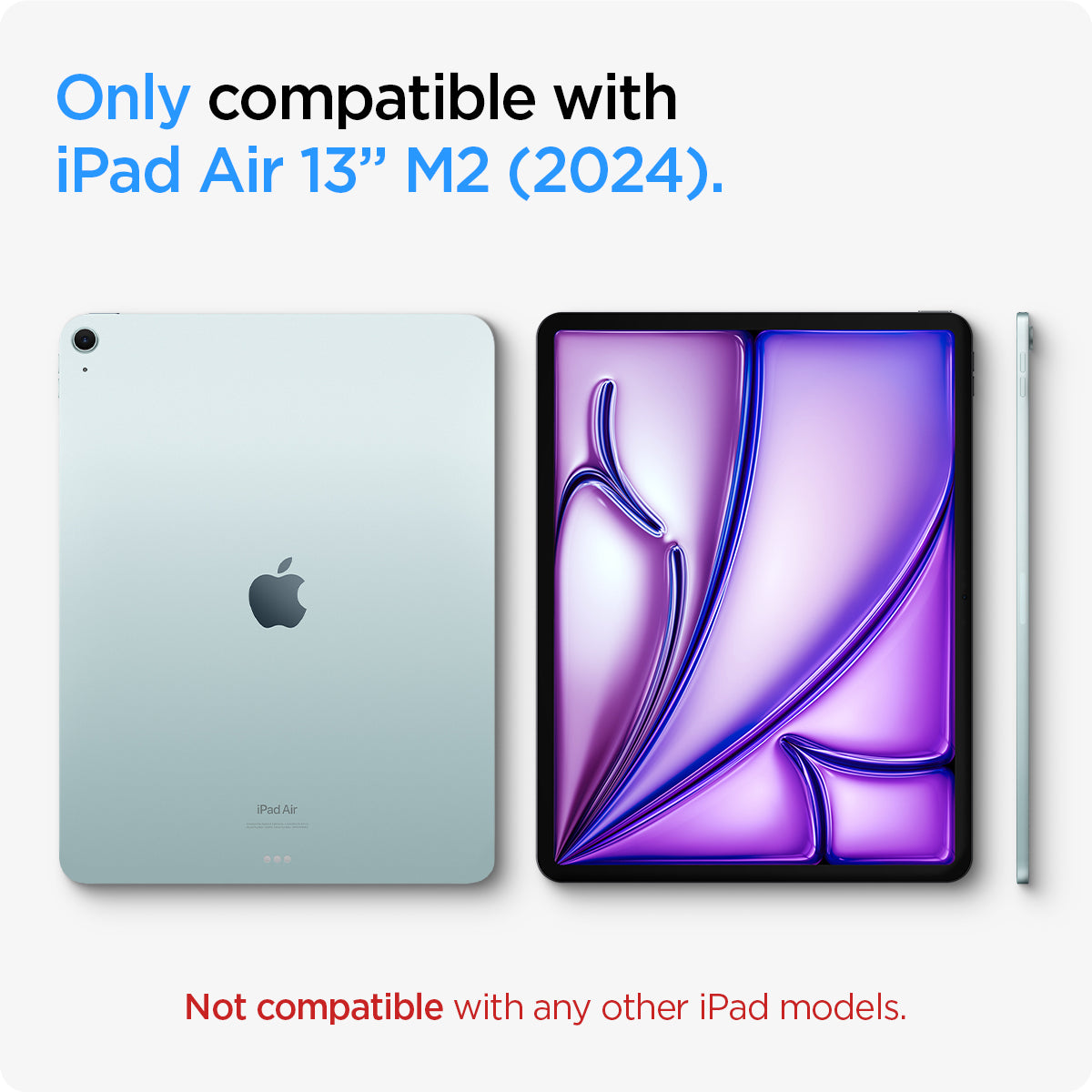 AGL07803 - Only compatible with iPad Air 13" M2 (2024). Not compatible with any other iPad models.