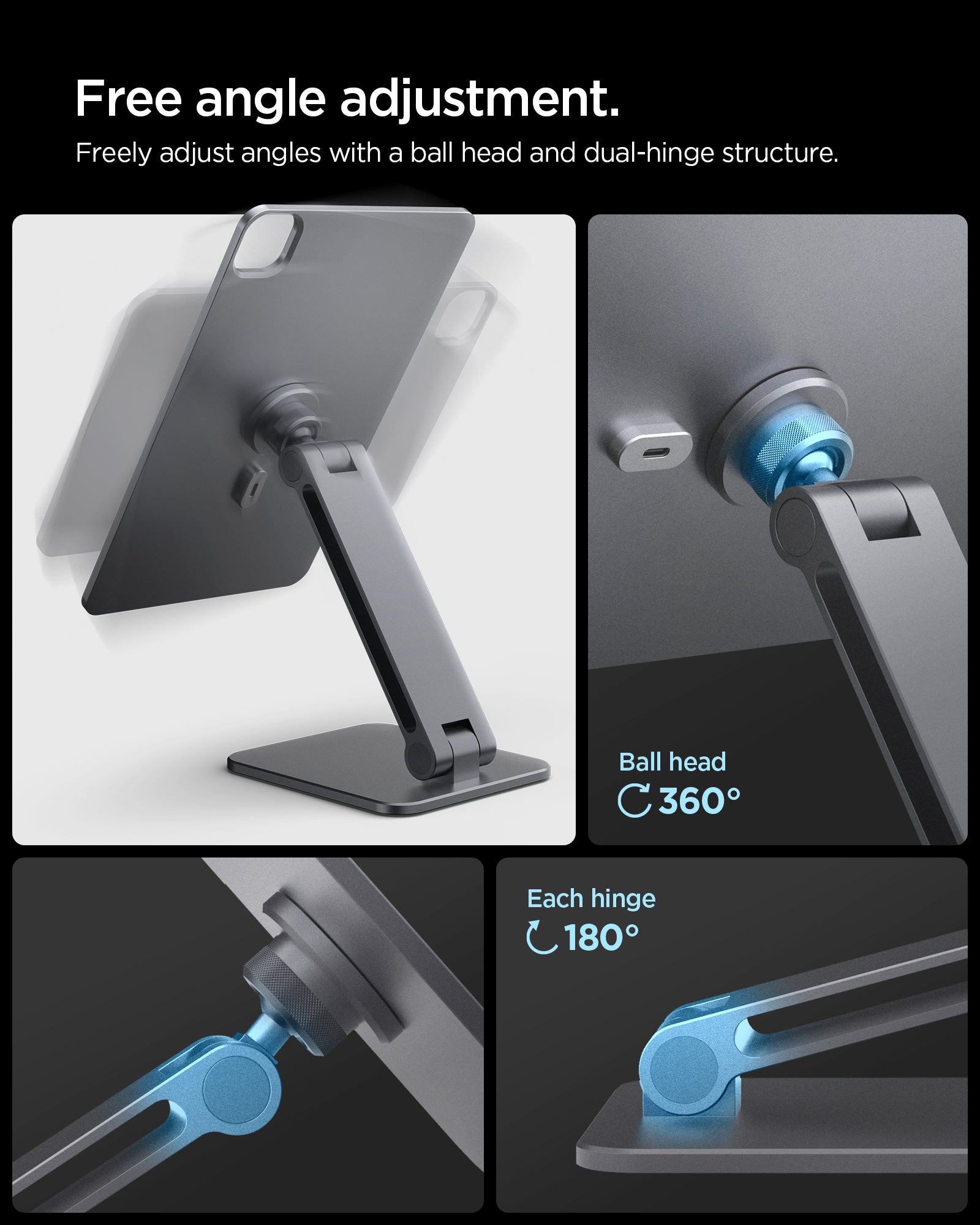 AMP09838 - iPad Pro 11" (2024) Magnetic Wireless Charging Stand (MagFit)