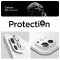AGL07796 - iPad Pro 13-inch (2024) Optik Pro EZ Fit Lens Protector in Silver showing the different angles of protection