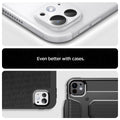 AGL07796 - iPad Pro 13-inch (2024) Optik Pro EZ Fit Lens Protector in Silver showing the different angles even better with cases