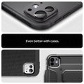 AGL07791 - iPad Pro 13-inch (2024) Optik Pro EZ Fit Lens Protector in Space Black showing the different angles even better with cases