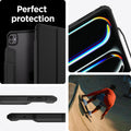 ACS07762 - iPad Pro 11-inch Case Air Skin Pro in Black showing the perfect protection. Showing different angles