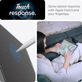 AGL07789 - iPad Pro 11-inch Paper Touch EZ Fit in Clear showing the touch response. Same natural response with Apple Pencil and your fingertips