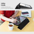 ACS07017 - iPad Pro 11-inch Case Rugged Armor Pro in Black showing the utility mode. Create wherever and wherever you feel inspired