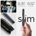 ACS04913 - iPhone 14 Plus Case Slim Armor CS in navy blue showing optimal slimness. 0.31