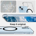 ACS04903 - iPhone 14 Plus Case Ultra Hybrid (MagFit) in black showing the perfect clear design to show off your iPhone. Keep it original.