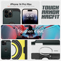 ACS04843 - iPhone 14 Pro Max Case Tough Armor (MagFit) in abyss green iPhone 14 pro max. Not compatible with iPhone 13, 14plus, 14 pro. Tough armor magfit. toughen it out.