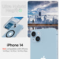 ACS05049 - iPhone 14 Case Ultra Hybrid (MagFit) in black showing Not compatible with iPhone 14 plus, 14 pro, 14 pro max. ultra hybrid magfit. the clear choice