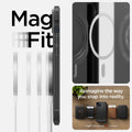 ACS04890 - iPhone 14 Plus Case Rugged Armor (MagFit) in matte black showing magfit. Remiagine the way you snap into reality.