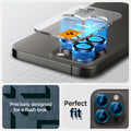 AGL05205 - iPhone 14 Pro / 14 Pro Max Optik Pro Lens Protector in black showing the perfect fit. Precisely designed for a flush look