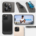 AGL05205 - iPhone 14 Pro / 14 Pro Max Optik Pro Lens Protector in black showing the mix and match