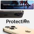 AGL05598 - iPhone 14 Pro / 14 Pro Max Optik Pro Lens Protector in gold  capture the moment. Protection.