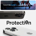 AGL05599 - iPhone 14 Pro / 14 Pro Max Optik Pro Lens Protector in silver capture the moment. Protection.