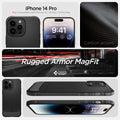 ACS04956 - iPhone 14 Pro Case Rugged Armor (MagFit) iPhone 14 pro max. not compatible with iPhone 14 , 14 plus, 14 pro. Rugged armor magfit.