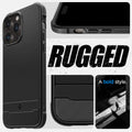 ACS04956 - iPhone 14 Pro Case Rugged Armor (MagFit) showing rugged. A bold style.