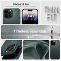 ACS04786 - iPhone 14 Pro Case Thin Fit in abyss green showing the compatibility only with iPhone 14 Pro. Not compatible with iPhone 14 | 14 Plus | 14 Pro Max