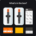 AGL05203 - iPhone 14 Pro Max Screen Protector EZ FIT GLAS.tR Privacy showing what's in the box?