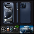 ACS06737 - iPhone 15 Pro Case Mag Armor (MagFit) in navy blue mag armor magfit. magfit designed for magsafe. 
