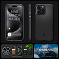 ACS06597 - iPhone 15 Pro Max Case Mag Armor (MagFit) in matte black mag armor magfit. magfit designed for magsafe. 