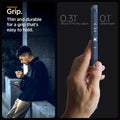 ACS06598 - iPhone 15 Pro Max Case Mag Armor (MagFit) in navy blue optimal grip. Thin and durable for a grip that's easy to hold.