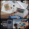 ACS07211 - iPhone 15 Pro Max Case Ultra Hybrid Zero One (MagFit) in Zero One Natural Titanium designed for iPhone 15 pro max. ultra hybrid magfit. do you. we got you.
