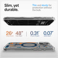 ACS08727 - iPhone 16 Pro Ultra Hybrid Analogue (Mag Fit) showing slim yet durable