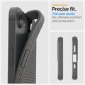ACS09532 - iPhone 17e Case Liquid Air in Marble Gray showing the optimal slimness. Precise fit. Thin and sturdy for ultimate comfort and protection