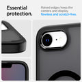 ACS09144 - iPhone 16e Case Ultra Hybrid (MagFit) in Frost Black showing the essential protection. Raised edge keep the camera and display flawless and scratch-free