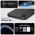 ACS09145 - iPhone 16e Case Ultra Hybrid (MagFit) in Frost White showing the all new design for iPhone 16e. MagFIt compatible