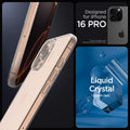 ACS08112 - iPhone 16 Pro Case Liquid Crystal in Crystal Clear designed for iPhone 16 pro max. liquid crystal. stay in clear.