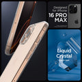ACS07984 - iPhone 16 Pro Max Case Liquid Crystal in Crystal Clear designed for iPhone 16 pro max. liquid crystal. stay in clear.