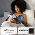 ACS08006 - iPhone 16 Pro Max Case Ultra Hybrid Classic (MagFit) in Classic Silver hello again spigen. Designed for iPhone.