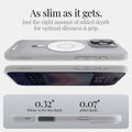 ACS08006 - iPhone 16 Pro Max Case Ultra Hybrid Classic (MagFit) in Classic Silver as alim as it gets. just the right amount of added depth for optimal slimness & grip. 0.32