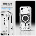 ACS09143 - iPhone 17e Case Ultra Hybrid Neo One (MagFit) in Neo One showing the all new teardown. Take a fresh look into your iPhone's internal design