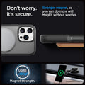 ACS08379 - iPhone 16 Pro Case Ultra Hybrid S (MagFit) in Frost Black don't worry. It's secure. Stronger magnet, so you can do more with magfit without worries. up to 1,120gf. Magnet strength.