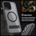 ACS08379 - iPhone 16 Pro Case Ultra Hybrid S (MagFit) in Frost Black clear protection. Showcase and protect your device from any drops and scratches.