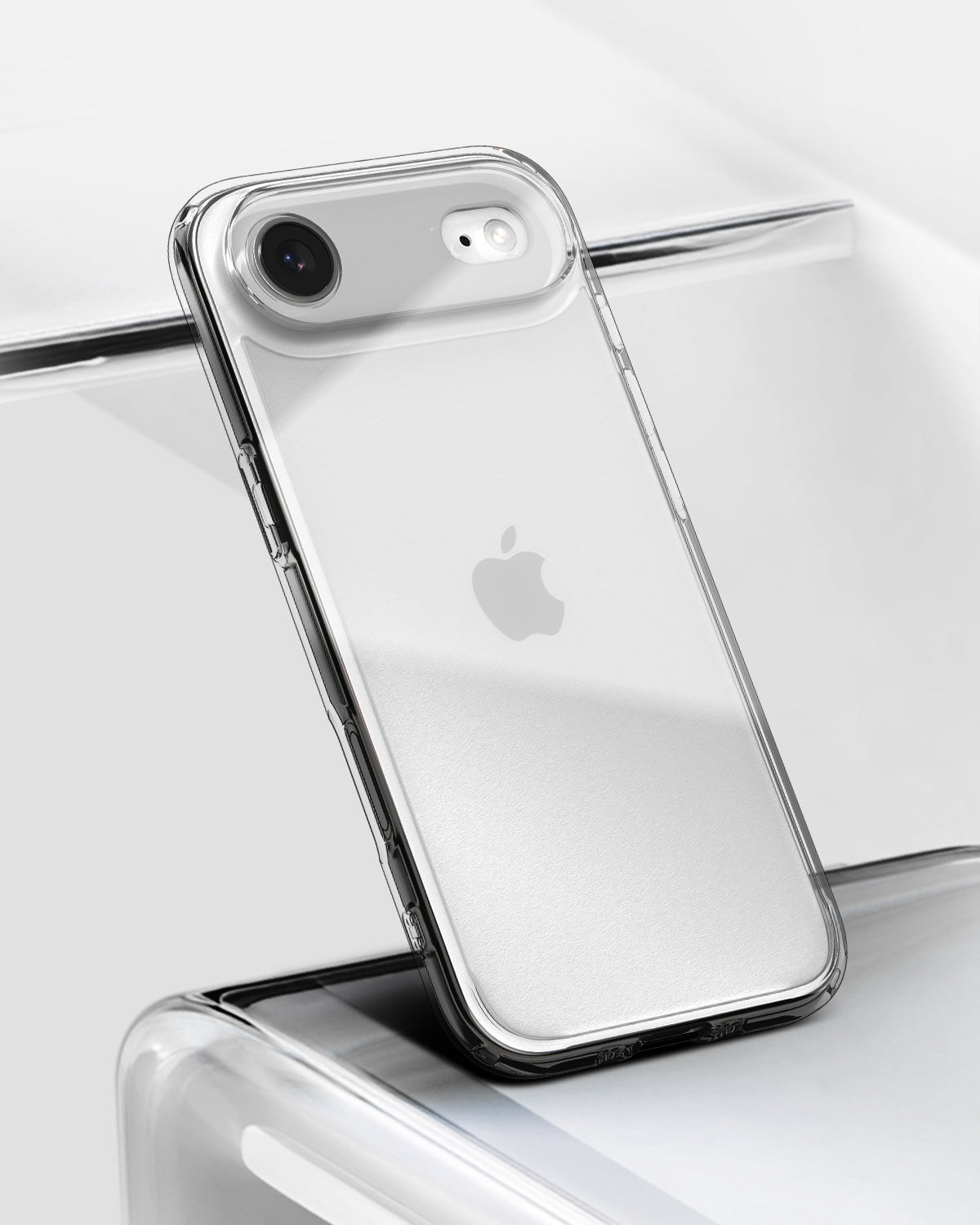 ACS10049 - iPhone 17 Air Ultra Hybrid in Crystal Clear showing back of the case